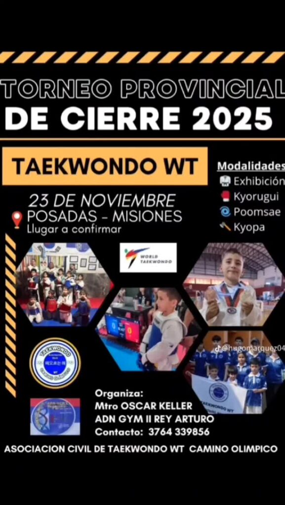 Argentina Taekwondo_Eventos_Nacionales_Misiones_Torneo_Provincial_de_Cierre_23_Noviembre_2025